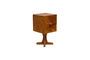 Miniatura Mesilla de noche de madera oscura Aubin Clipped