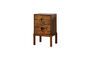 Miniatura Mesilla de noche de madera oscura Herstal Clipped