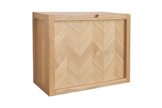 Mueble zapatero de chapa de roble claro talla M Herringbone