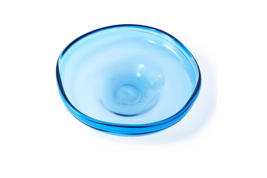 Ojo plato de cristal azul claro Clipped