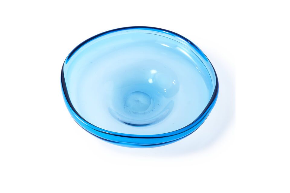 Ojo plato de cristal azul claro Pols Potten