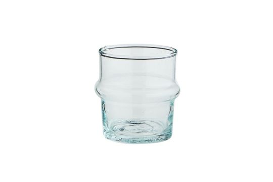 Pequeño vaso de agua de cristal transparente Beldi