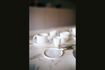 Miniatura Plato cuchara porcelana blanca Porcelino Blanco 4