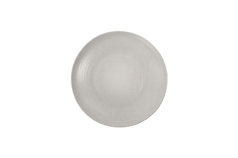 Plato de gres blanco Pion House Doctor