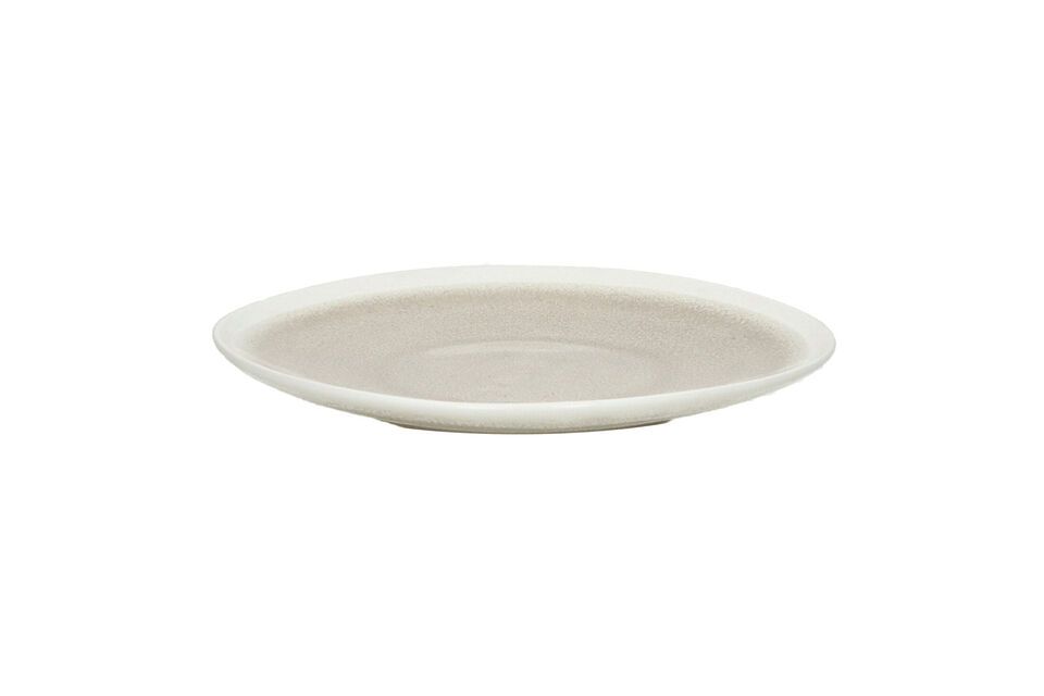 Plato de porcelana beige oscuro Biscotti Pomax