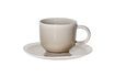 Miniatura Plato de porcelana beige oscuro Biscotti 8