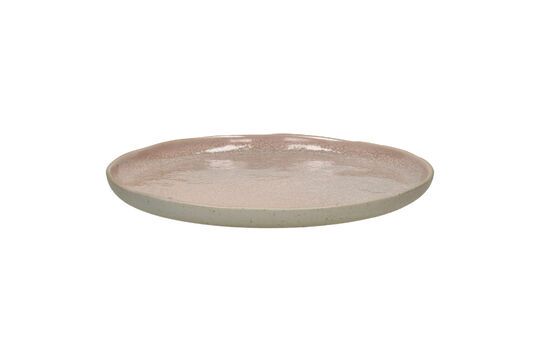 Plato de postre de gres rosa Spiro Clipped