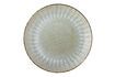 Miniatura Plato grande de gres beige Fleur 1