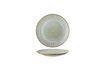 Miniatura Plato grande de gres beige Fleur 7