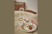 Miniatura Plato hondo de porcelana beige oscuro Biscotti 2