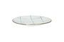 Miniatura Plato llano de porcelana azul Anafi Clipped