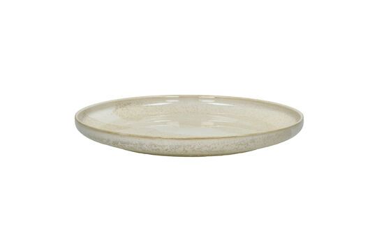 Plato llano de porcelana beige Nougat Clipped