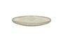 Miniatura Plato llano de porcelana beige Nougat Clipped