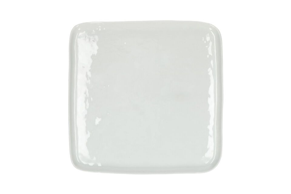 Plato llano de porcelana blanca D27 Pomax