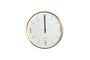 Miniatura Reloj Couture de aluminio dorado y blanco Clipped