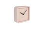 Miniatura Reloj de hormigón rosa Cute Clipped