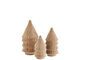 Miniatura Set de 3 árboles decorativos de terracota beige Treee Clipped