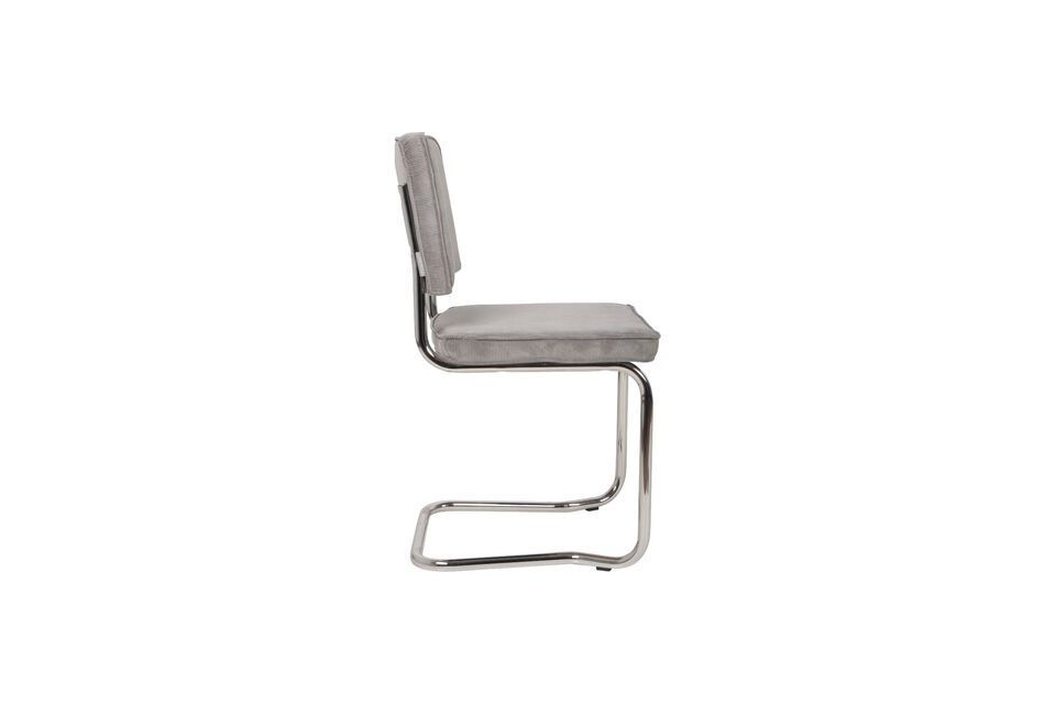 Silla apilable Ridge Kink Rib gris claro - 8