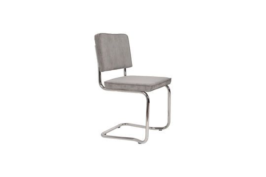 Silla apilable Ridge Kink Rib gris claro Clipped