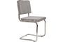 Miniatura Silla apilable Ridge Kink Rib gris claro Clipped