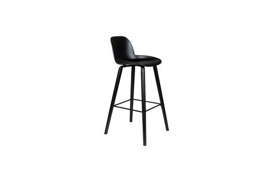 Silla de bar de tela negra Albert Kuip Clipped