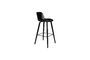 Miniatura Silla de bar de tela negra Albert Kuip Clipped