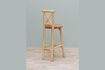 Miniatura Silla de bar Luar de teca beige 5