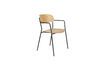 Miniatura Silla de madera clara Jolien 3