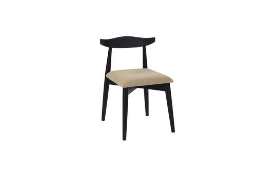 Silla de madera negra Mandela Clipped