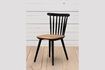 Miniatura Silla de madera negra Paulin 1