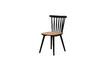 Miniatura Silla de madera negra Paulin 5