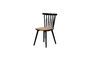 Miniatura Silla de madera negra Paulin Clipped