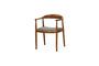 Miniatura Silla de madera oscura Kenzie Clipped