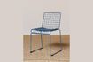 Miniatura Silla de metal azul Kwadro 1