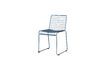 Miniatura Silla de metal azul Kwadro 5