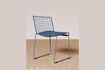 Miniatura Silla de metal azul Kwadro 3