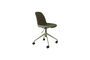 Miniatura Silla de oficina con ruedas de tela verde Albert Kuip Clipped