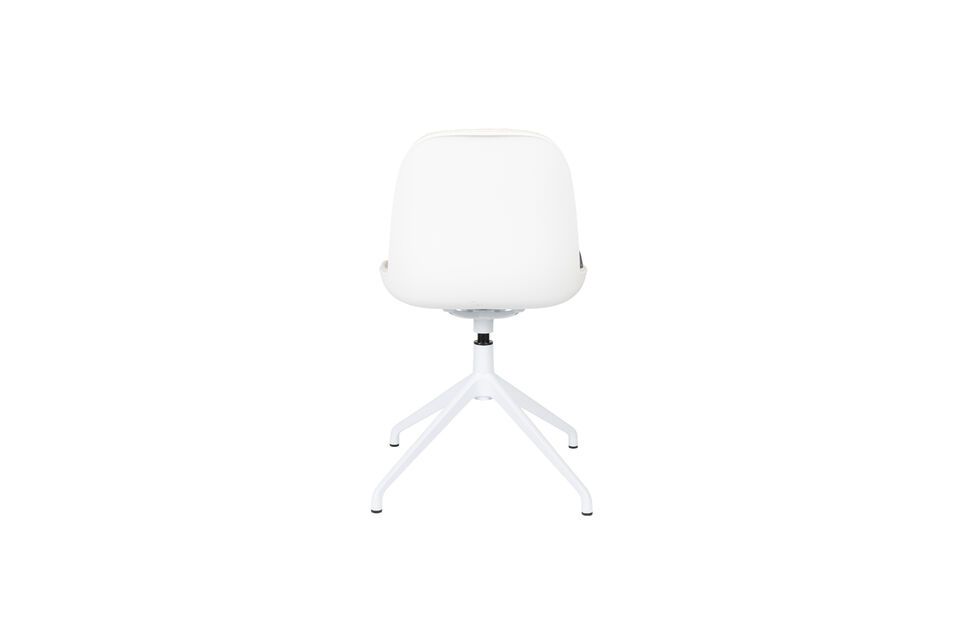 Silla de oficina de plástico blanco Albert Kuip - 7