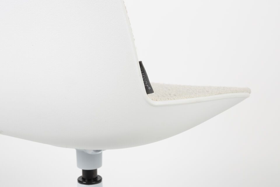 Silla de oficina de plástico blanco Albert Kuip - 11