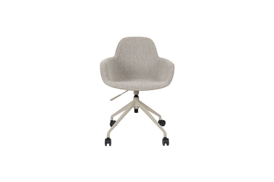 Silla de oficina de plástico gris Albert Kuip - 5