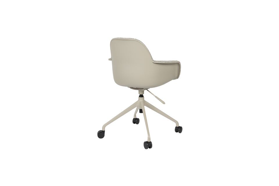 Silla de oficina de plástico gris Albert Kuip - 7