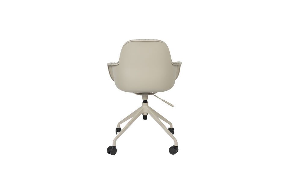 Silla de oficina de plástico gris Albert Kuip - 8