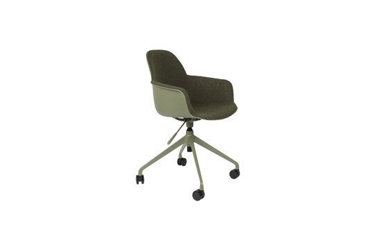 Silla de oficina de plástico verde Albert Kuip Clipped