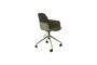 Miniatura Silla de oficina de plástico verde Albert Kuip Clipped