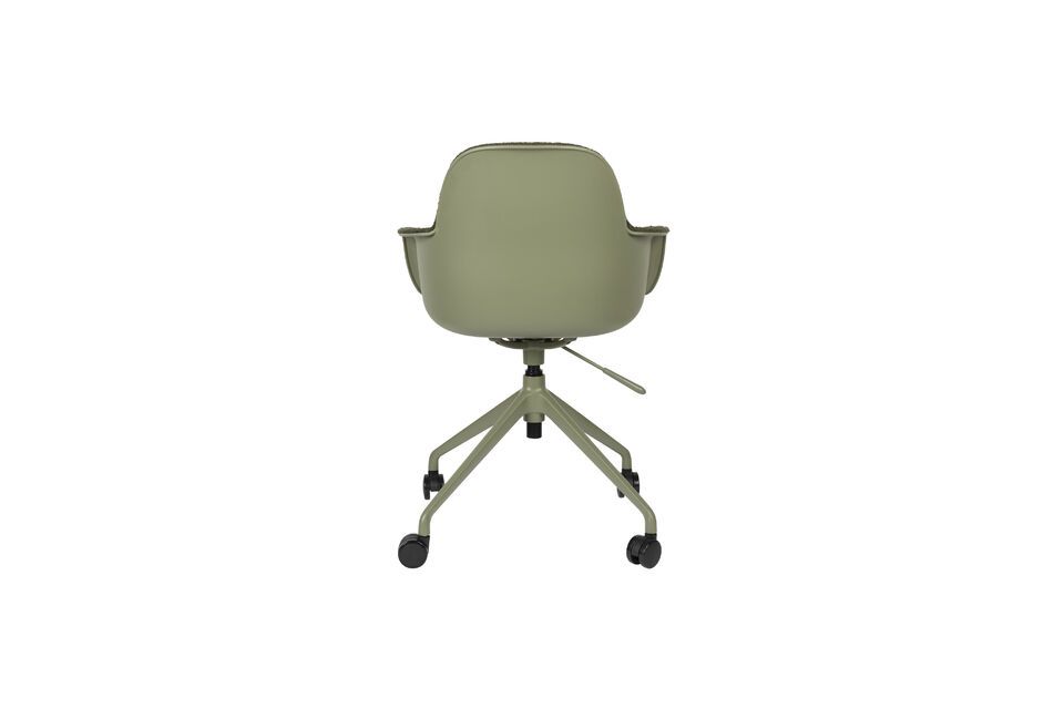 Silla de oficina de plástico verde Albert Kuip - 4