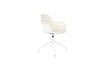 Miniatura Silla de oficina de tela blanca Albert Kuip 5