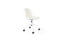 Miniatura Silla de oficina de tela blanca con ruedas Albert Kuip Clipped