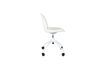 Miniatura Silla de oficina de tela blanca con ruedas Albert Kuip 4