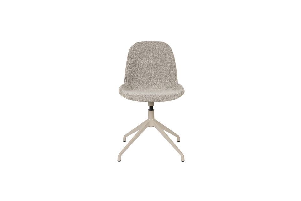 Silla de oficina de tela gris Albert Kuip - 3