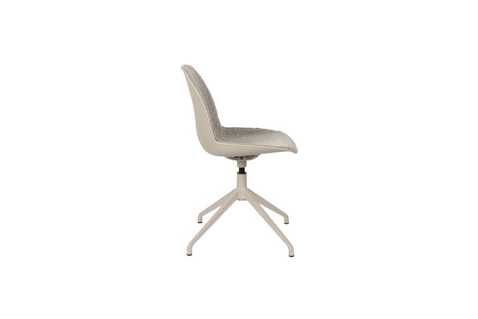 Silla de oficina de tela gris Albert Kuip - 4